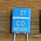 Drossel 27 uH radial Neosid
